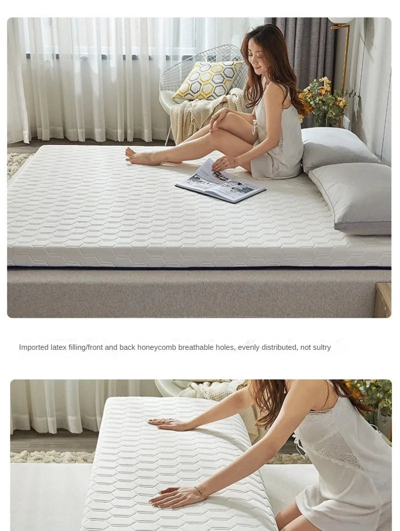 Household Thickened Foldable Tatami Cotton Mattress Cushion Non-Slip Mat for Home Student  Dormitory hotel Single Double Bed