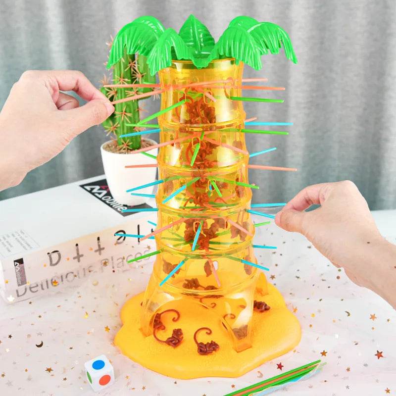 Monkey Climbing Tree Game Toy Children Interesting Intelligence Toys Climbing Desktop Game Party Game Toys Birthday gift For Kid - AIAZ