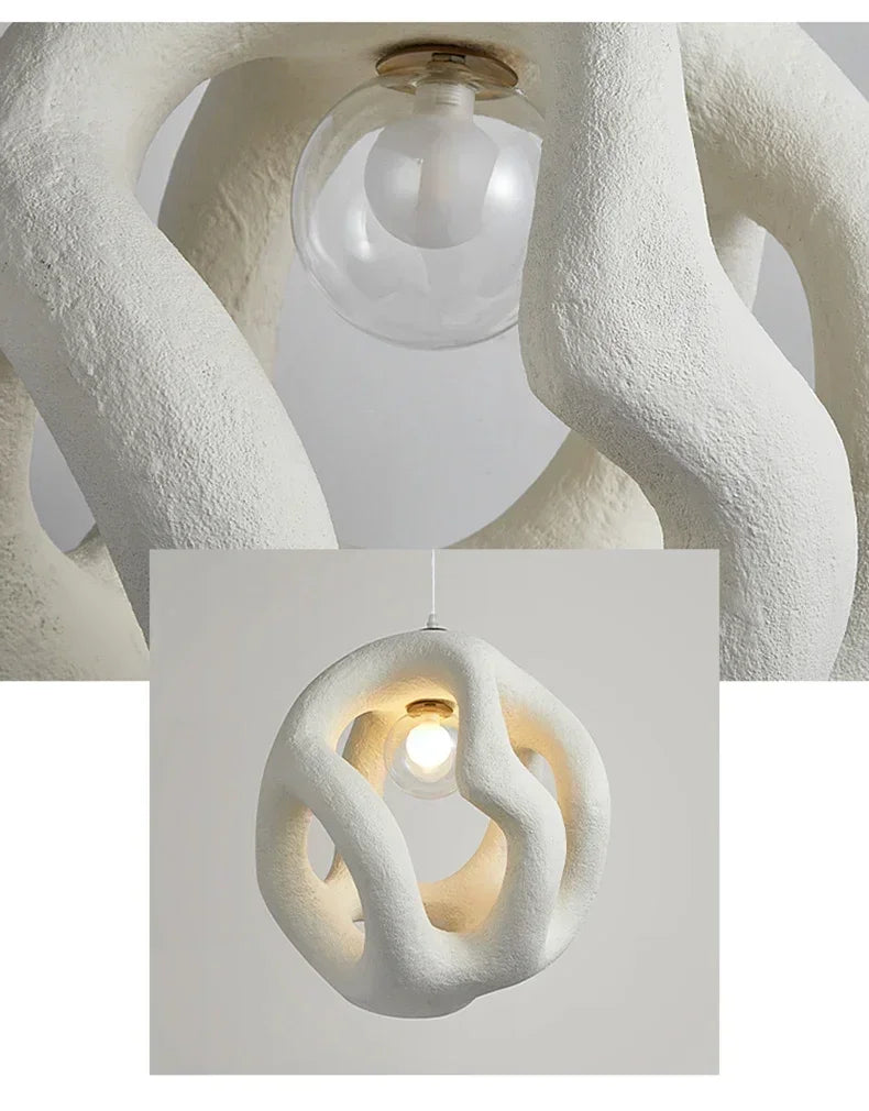 Wabi Sabi Style Restaurant Pendant Light Single Head Small Pendant Light Designer Living Room Sofa Light Study Counter Lighting