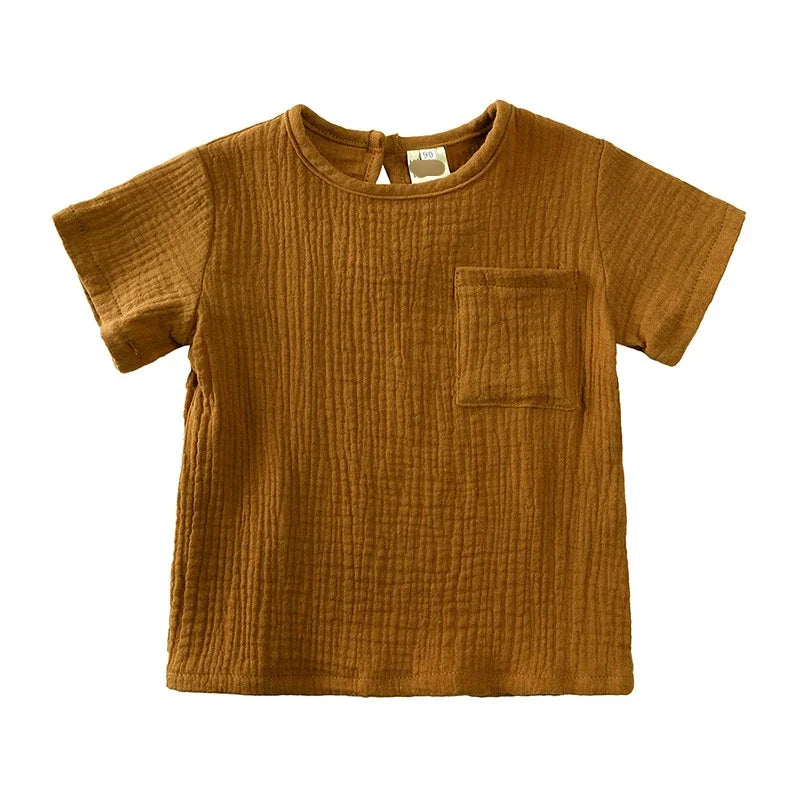 2 Pieces Babies Outfit Set Cotton Newborn Baby Girl Clothes Boys Toddler Romper T-shirts and Shorts Infant Design Soft Clothes