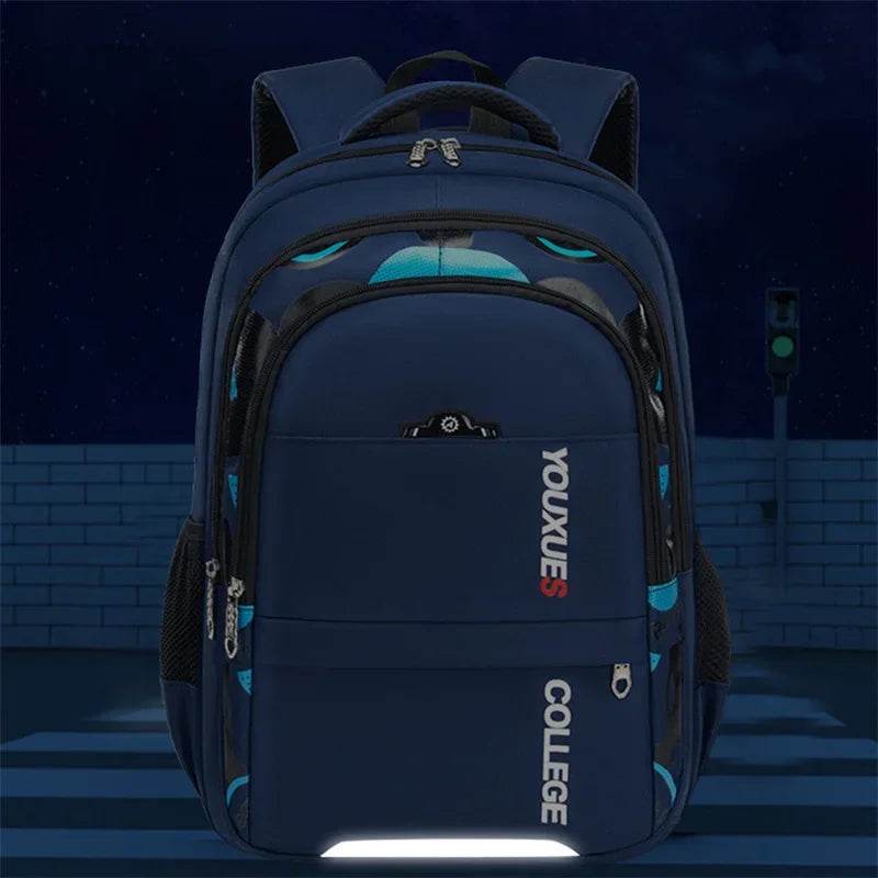 Useful Kids Backpack In Primary Schoolbag For Teenager Boys Waterproof Backpacks Book Bag - AIAZ