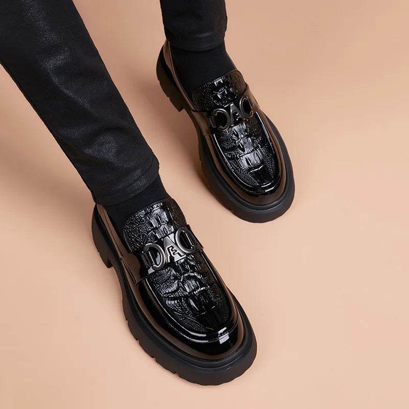 Men Business Formal Shoes Man Oxford Casual Shoes Men Brand Classic Comfortable Fashion Derby Shoes Luxury Leather Shoes - AIAZ