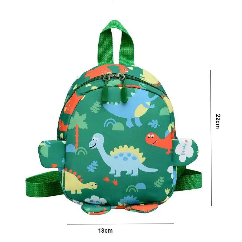 Cute Cartoon Dinosaur Baby Backpacks Kindergarten Schoolbag Children Boys Girls School Bags Adjustable Animals Kid Backpack - AIAZ