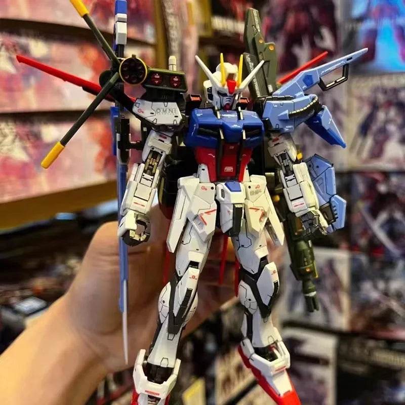 Anime Figure Magic Hg Perfect Attack Assembly 1/144 Model Animation Peripheral Figure Gift Ornament Robot Warrior Boy Toys - AIAZ