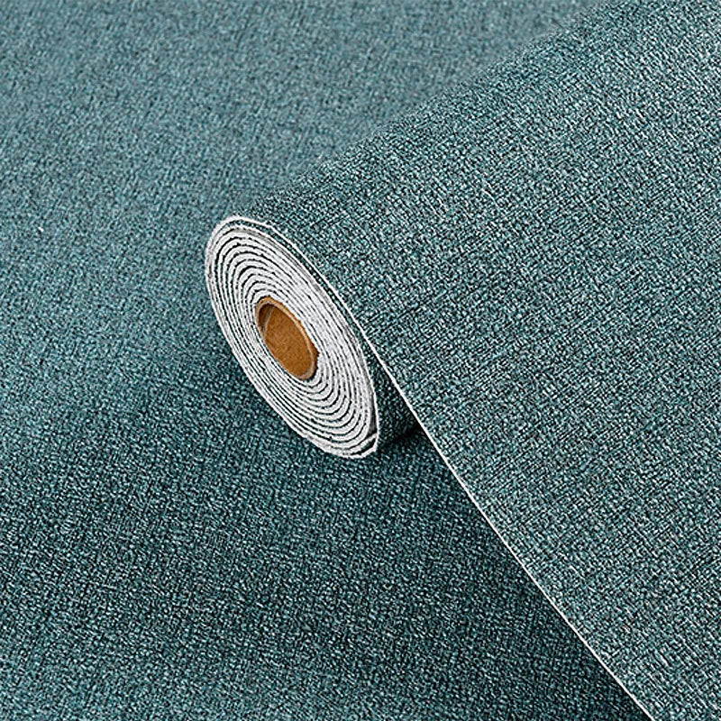 Self Adhesive 3D Panel Linen Wallpaper Foam Soundproof Waterproof 3D Diatom mud Wall Sticker modern simple Bedroom Wallpaper