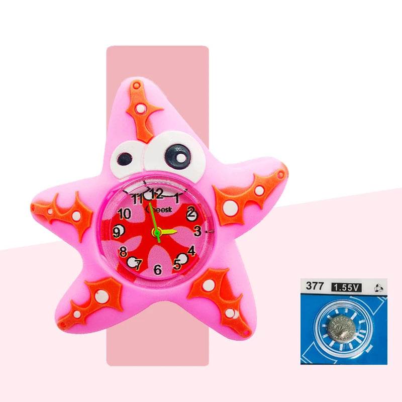 Baby Birthday Gift Children Toys Watches Cartoon Animal Dial Bracelet Kids Watches for Boy Girl 2-15 Years Old Child Clock - AIAZ