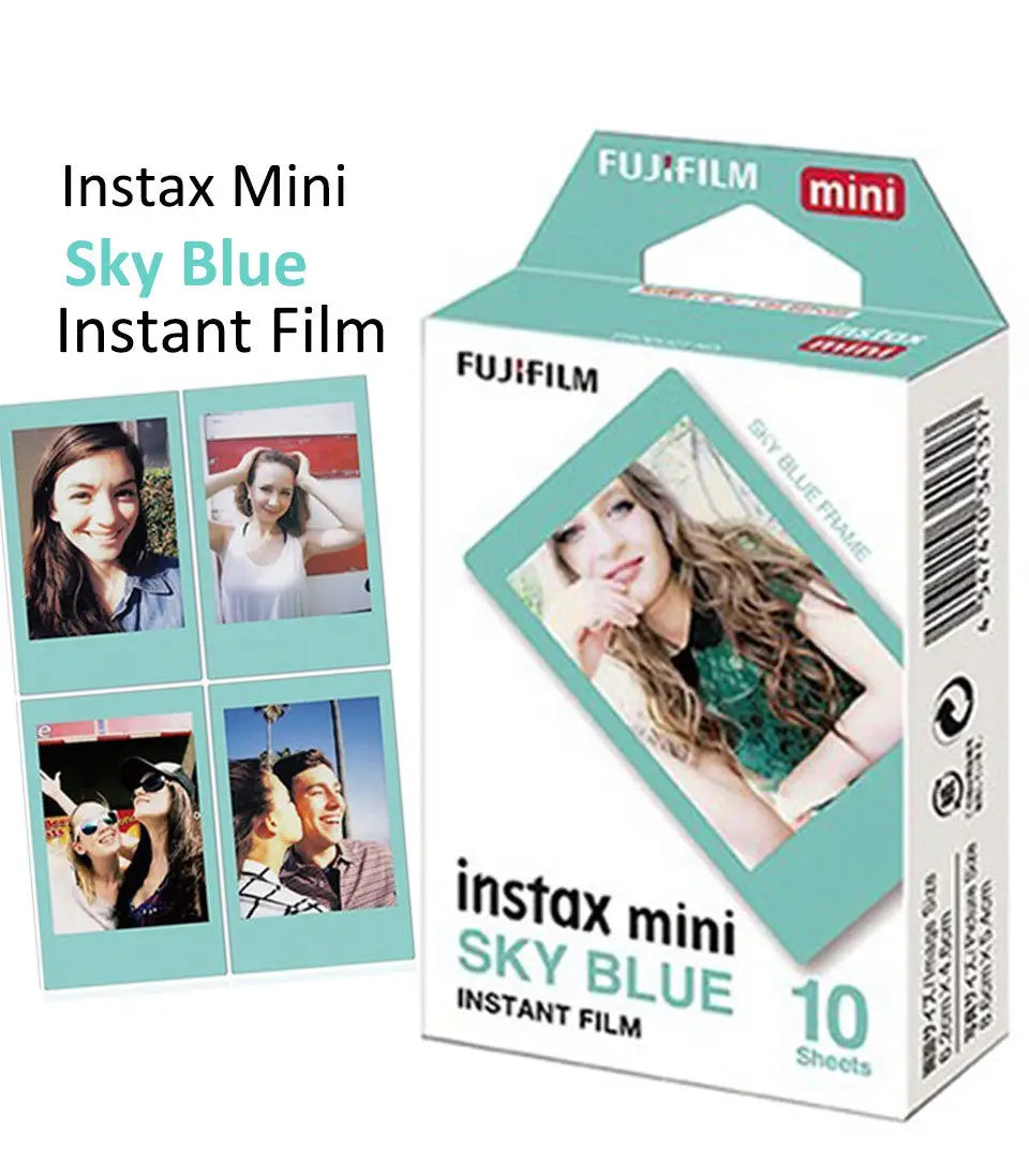 10 -50 Sheets Fujifilm Instax Mini 12 11 8 9 Film Stained Stars Fuji Instant Photo Paper For 70 7s 50s 90 25 Share SP-1 Camera