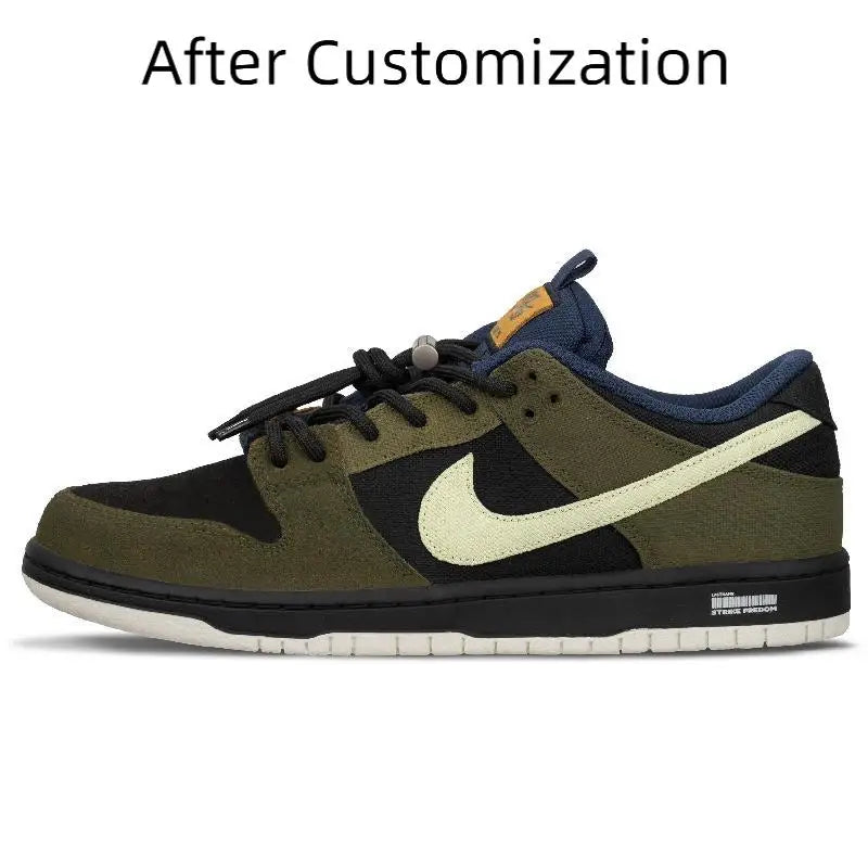 【Customize】Nike Dunk SB Skateboarding Shoes Unisex Sneakers shoes DX6775-400