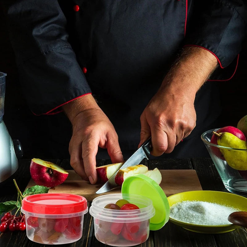 5Pcs Mini Small Snack Organizer Ketchup Salad Seasoning Portable Food Container Kitchen Seasoning Storage Container