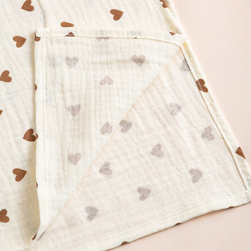 Ins Baby Blanket Muslin Swaddle 2 Layer Cotton Receive Blankets for Newborn Bath Towel Summer Bedding Baby Items Mother Kids