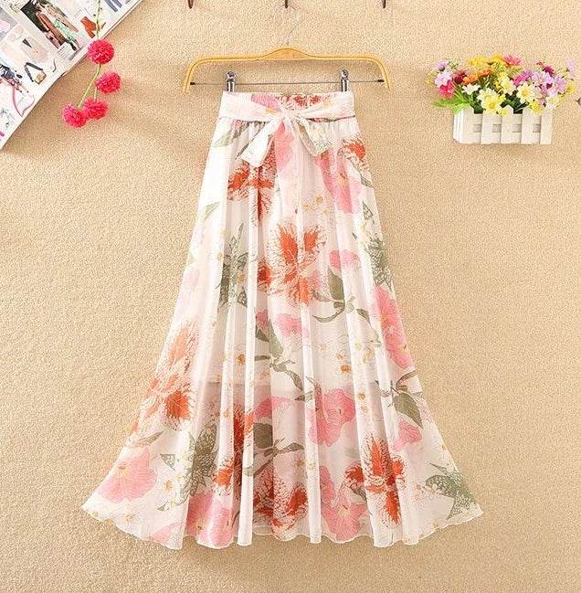 Skirts for Women Summer 2024 A Line High Waist Woman Skirt Casual Trend Modest Vintage Cheap Quality Korean Fashion Style Y2k V - AIAZ