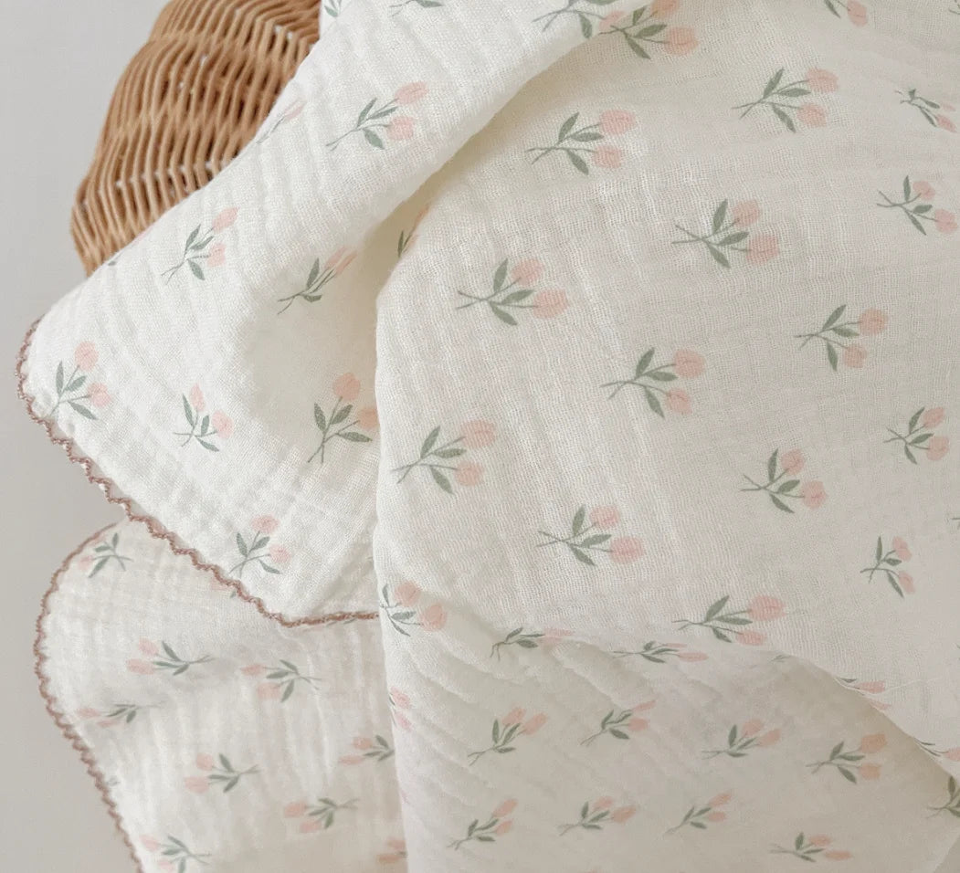 Muslin Swaddle Blankets Newborn Summer Baby Blanket Cotton Infant Swaddle Wrap Receiving Blanket For Crib Stroller Sleeping Item