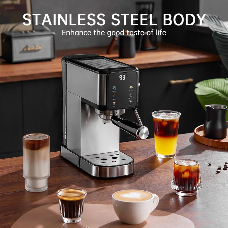 Semi-automatic All-in-one Machine High-pressure Extraction Espresso Steam Coffee Maker Household Small Italian Espresso machine