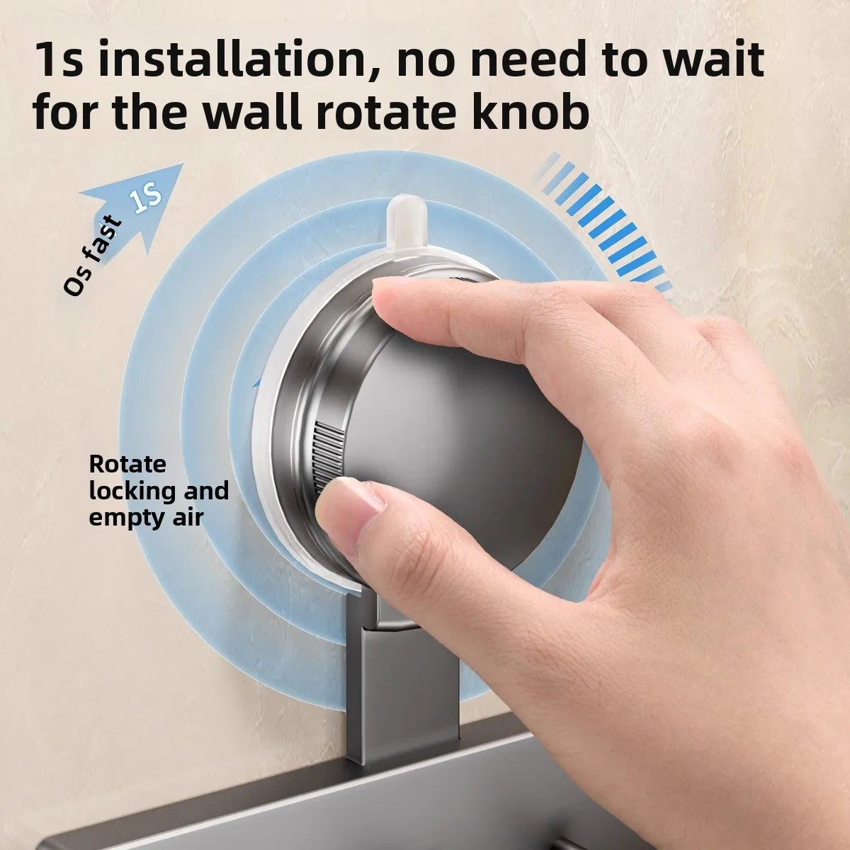 Strong load-bearing no punching suction cup hook bathroom wall mounted door hanging clothes rack clothes and towel racks