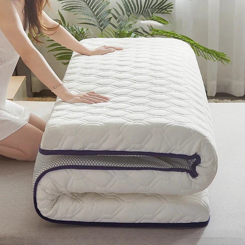 Household Thickened Foldable Tatami Cotton Mattress Cushion Non-Slip Mat for Home Student  Dormitory hotel Single Double Bed
