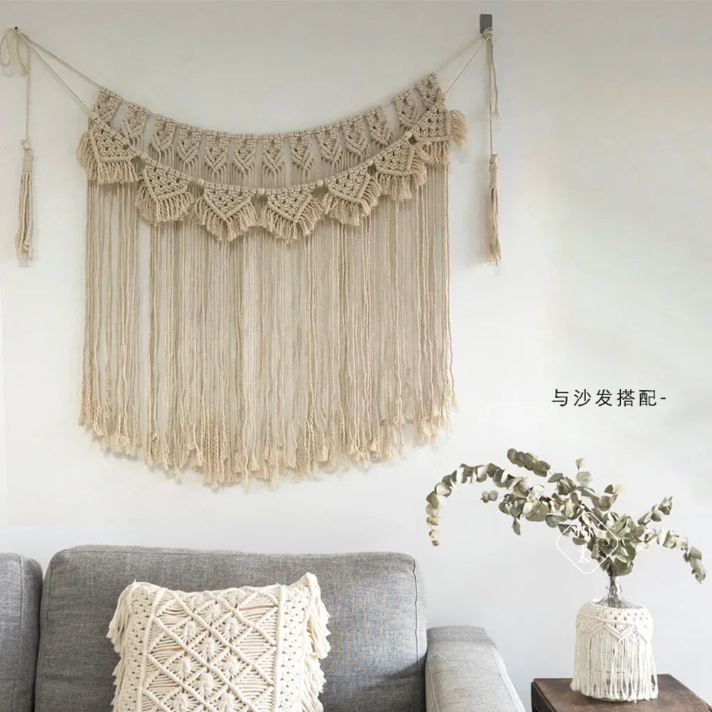 Wall Decoration Handwoven Tapestry Home Wall Decor Background Wall Decor Bohemian Hanging Decoration Wedding Decoration