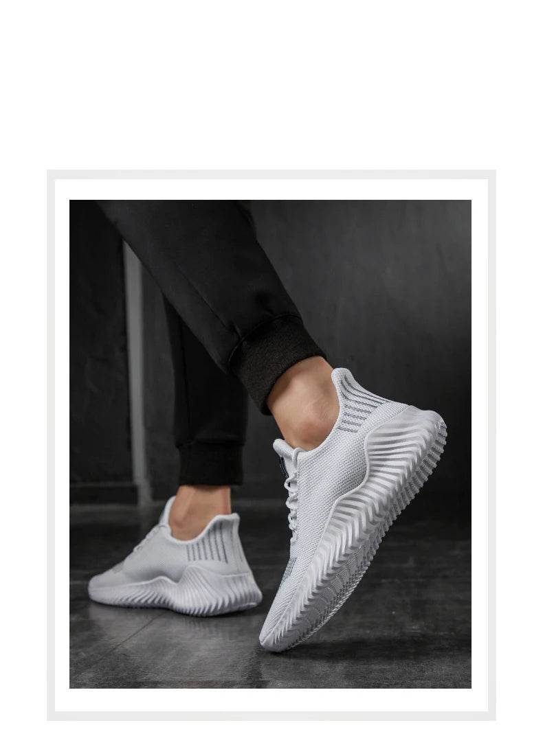 Shoes for Men Designer Men Shoes Breathable Mesh White Men's Tennis Trainers Male Casual Sneakers Zapatos Hombre Tenis Masculino - AIAZ