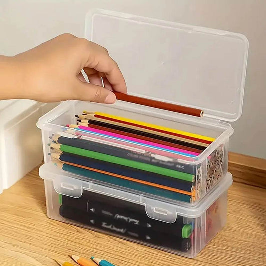 LOLEDE Pencil Cases Useful School Supplies Kawaii Stationery Organizer Bag Astethic Holster DIY Office Pen Box Kits Sacs Pen Box - AIAZ