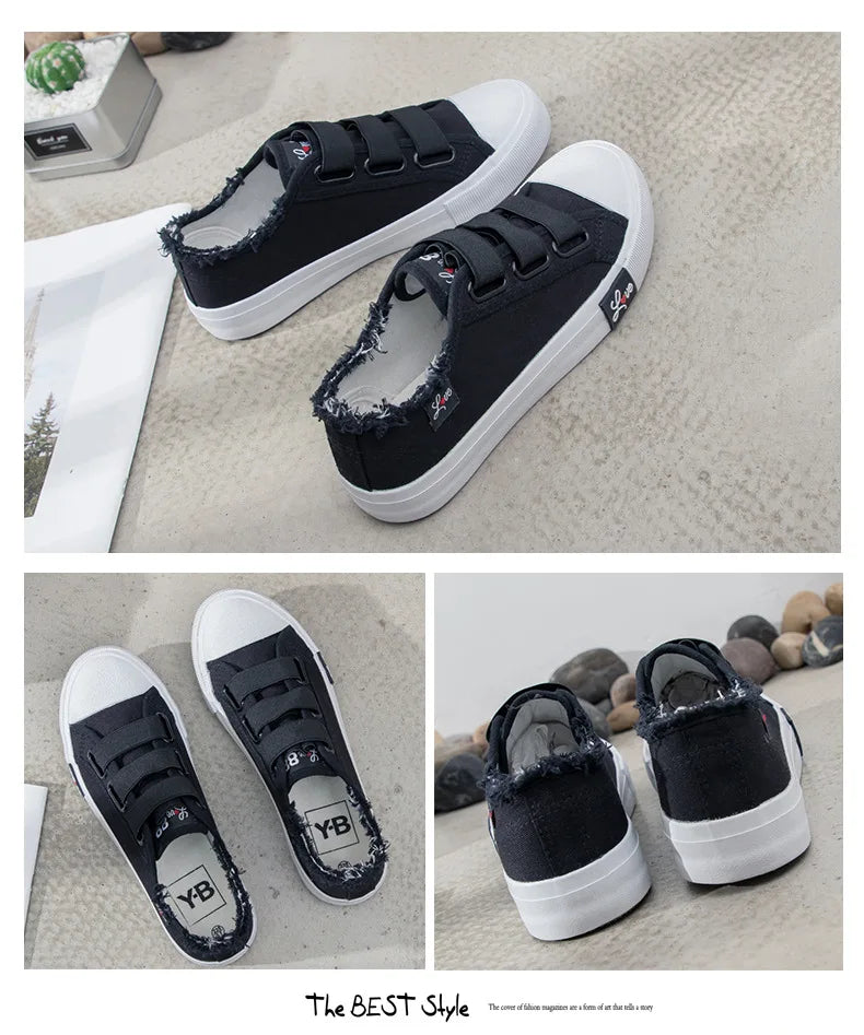 Casual Autumn New Women Sneakers Breathable Canvas Women's Vulcanized Shoes Fashion Spring Footwear 2023