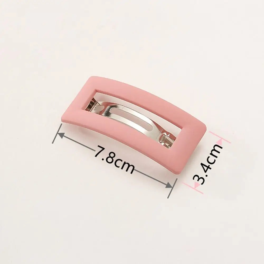 New Korean Matte Spring Hair Clip Claw Elegant Hairgrips Ponytail Holder Barrettes For Women Girls Hairpins Hair Accessories