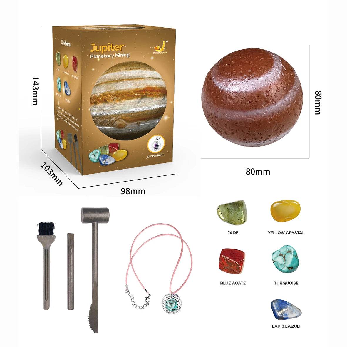Children's Archaeology Digging Treasure Planet Gem Ore Exploration of The Solar System Mining Science Education Educational Toys - AIAZ