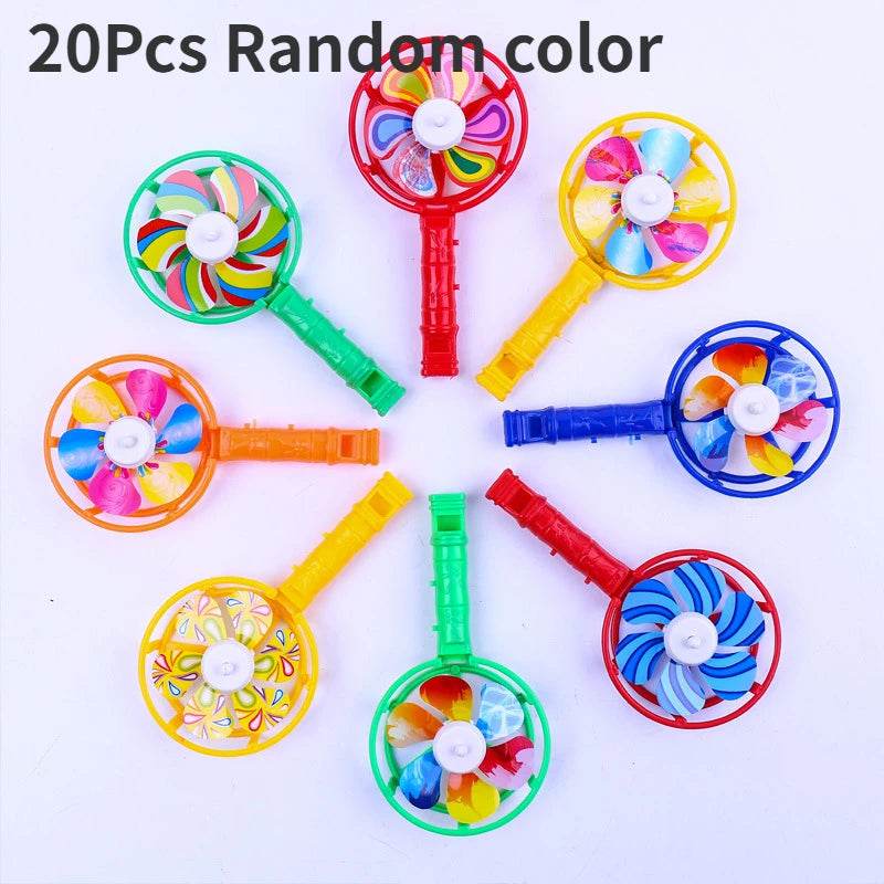 10-30 Pcs Kids Party Favors Bulk Toys Gift Kids Whistle Windmill Toy Pinata Stuffing Carnival Prizes Boys Girls Birthday Gifts - AIAZ