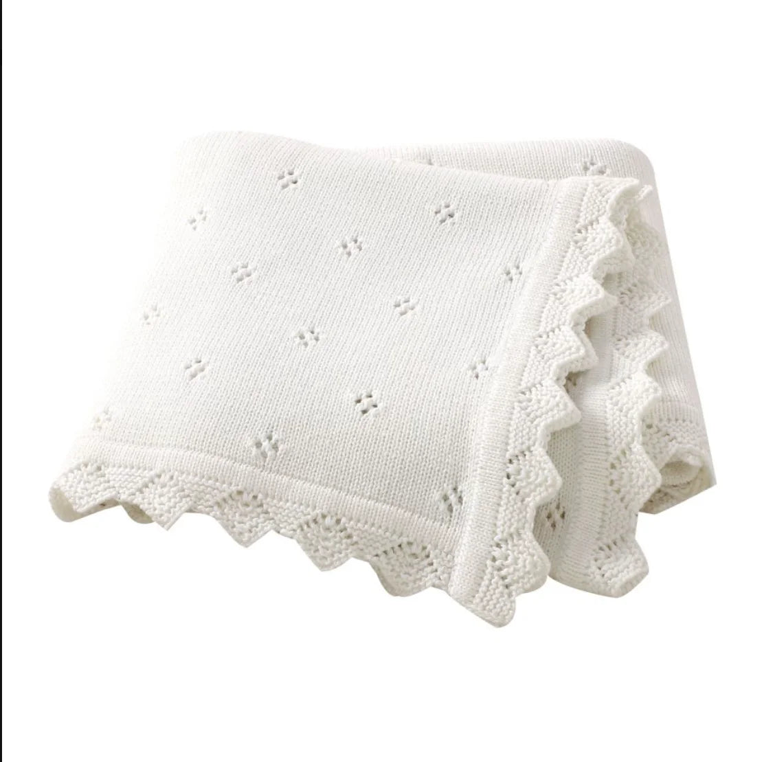 Knitted Baby Blanket Newborn Swaddle Wrap Blankets For Boys Girls 100% Cotton Soft Infant Receiving Blanket Crib Quilt Stuff