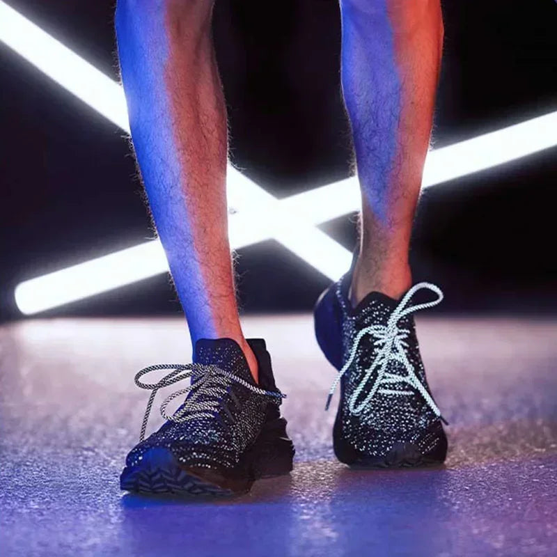 Classic Mijia Sneakers 4 Upgrade Men Fashion Breathable Shock-absorbing Sports Running Shoes Flying Woven Male Non-Slip Shoes