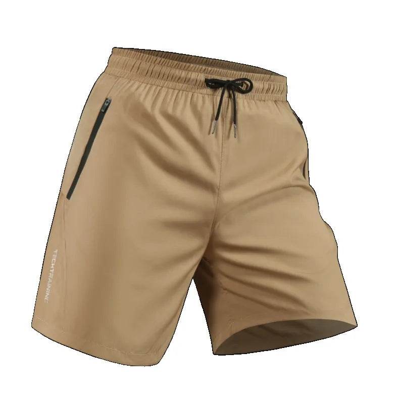 Trendy NEW 2025 Summer Men's Loose Shorts Above Knee Cross Border Beach Basketball Shorts Sweat Absorbing Casual Shorts - AIAZ