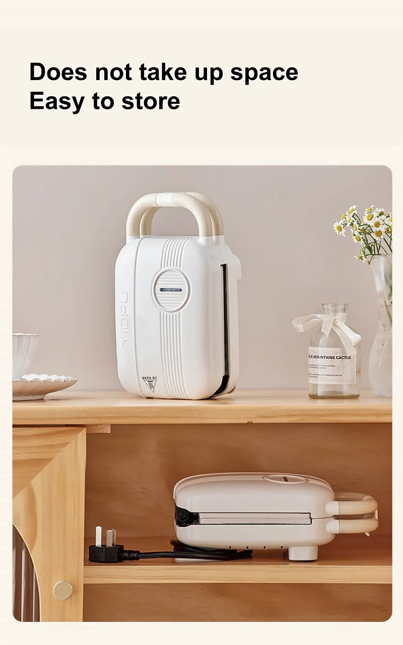 600W Electric Sandwich Machine Waffle Maker Home Toaster Multifunctional Breakfast Machine Takoyaki Pancake Donut Toast Press