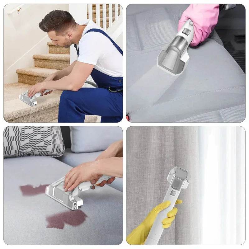 Portable Pet Carpet Cleaner, Powerful Vacuum Cleaner For Carpet, Rug, Couch, Car Seats, Furniture Deep Spot Cleaning Machine - AIAZ