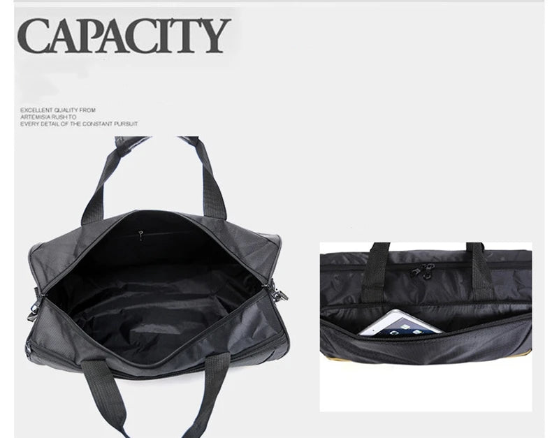 High Quality Nylon Waterproof Sports Gym Fitness Men's Travel Bags Basketball Large Capacity Duffel Bag
