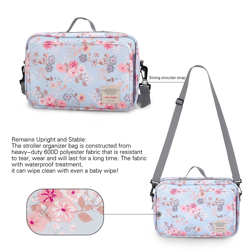 Women Multi-functional Messenger Bags Outdoor Waterproof Stroller Hanging Bag Baby Diaper Bags Adult Casual Cartoon Shoulder Bag