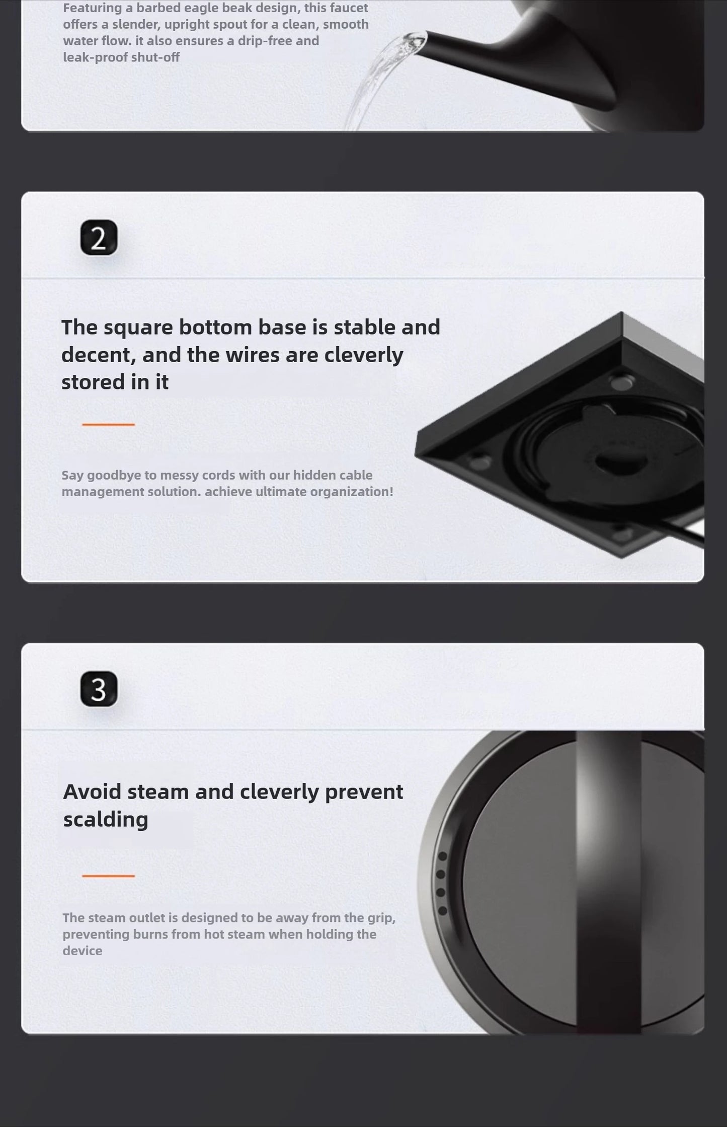 Electric kettle Household 316 stainless steel special kettle for brewing tea