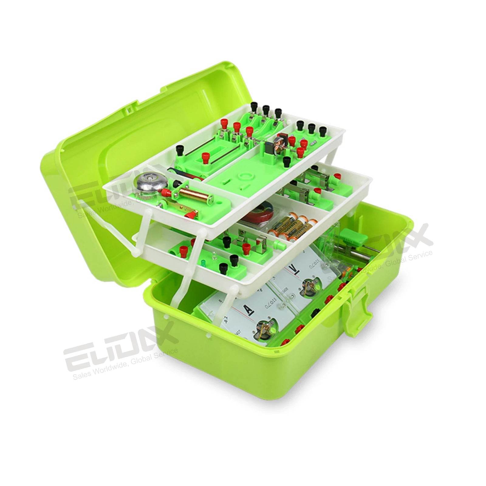 Physics Labs Basic Electricity Discovery Circuit Magnetism Experiment Kits Science Education Toy for Junior Senior High School - AIAZ