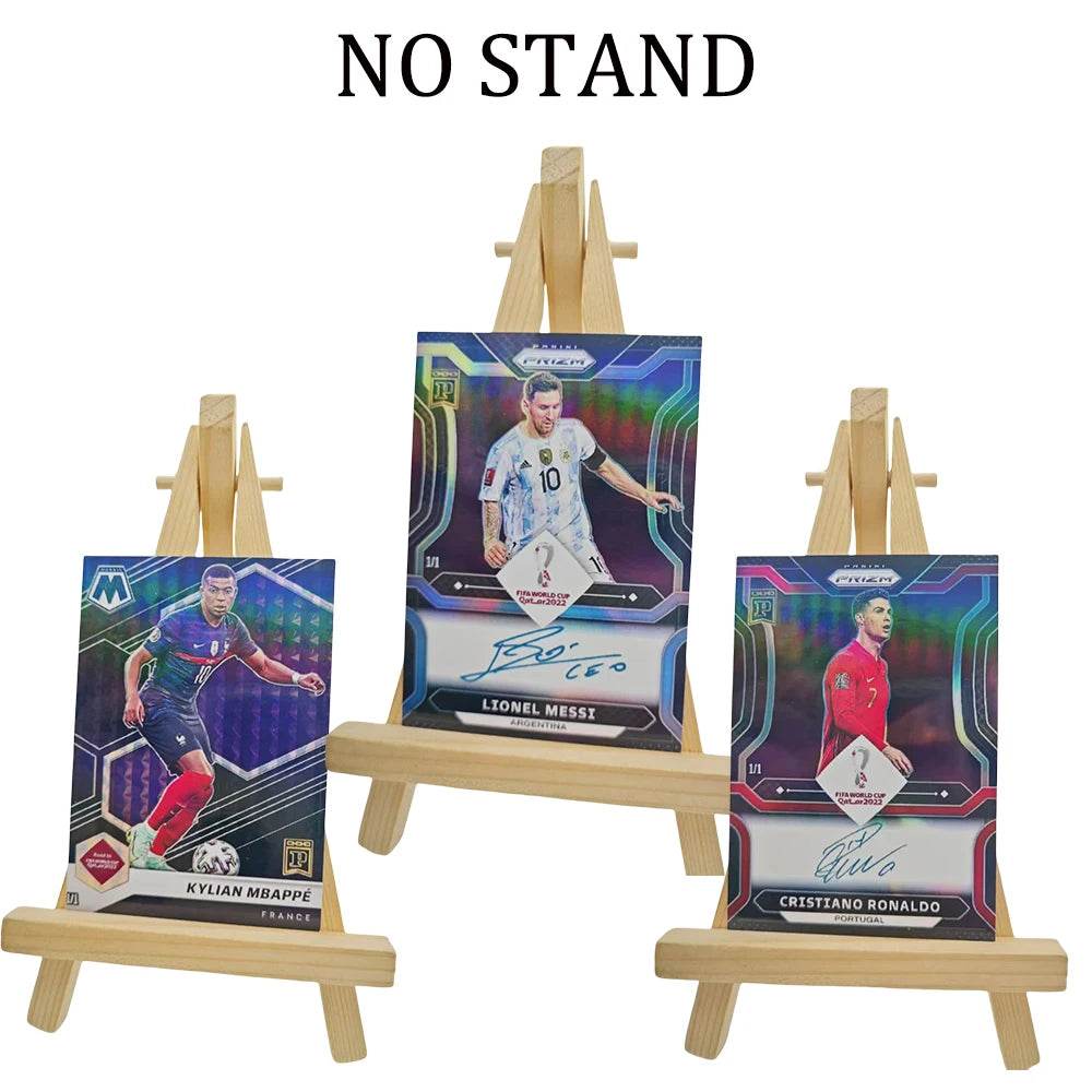 Panini collectible card laser flash DIY Messi Cristiano Ronaldo Kylian Mbappe David Beckham Card bricks Holiday gifts 1.5mmthick - AIAZ