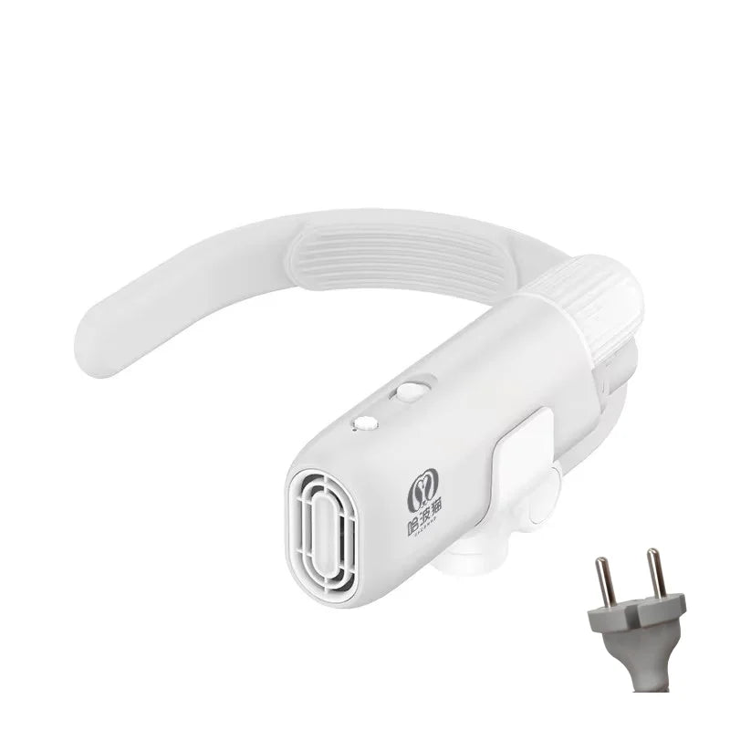 1400W EU Specific Pet Dryer Negative Ion 2-in-1 Hanging Neck/Handheld Hair Drying Blowing for Dog/Cat Bathing Drying&Shaping