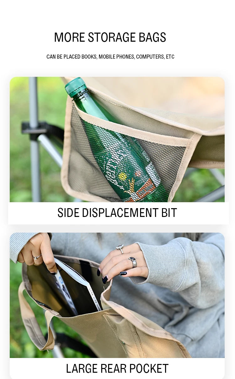 Outdoor Folding Moon Chair Portable Chair Camping Chair Picnic Gear Fishing Small Horse Stool Student Sketching