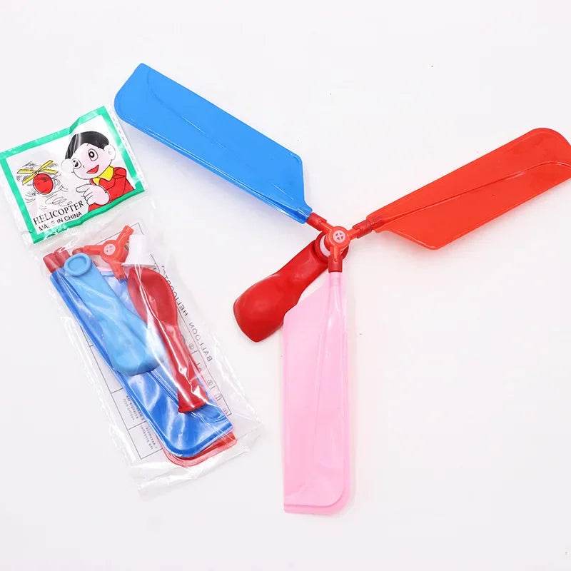 Balloon Aircraft Science and Technology Educational Toys Technology Handmade Diy Balloon Helicopter Children's Creative Toys - AIAZ