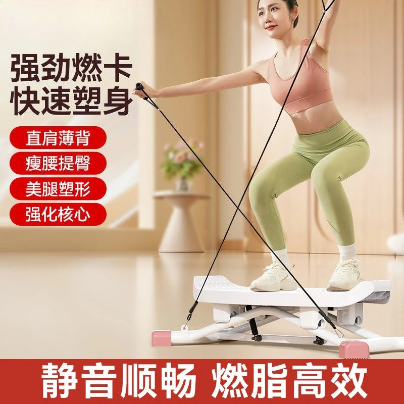 Mini Skateboard Stepper Pelvic Floor Muscle Home Fitness Ski Trainer Aerobic Swing