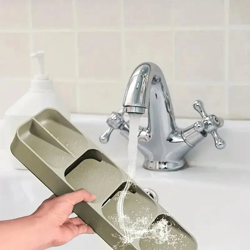 Household Kitchen Drawer Dust-proof Compartments Tableware Organization and Storage Boxes Multi-purpose Cutlery Storage Tray
