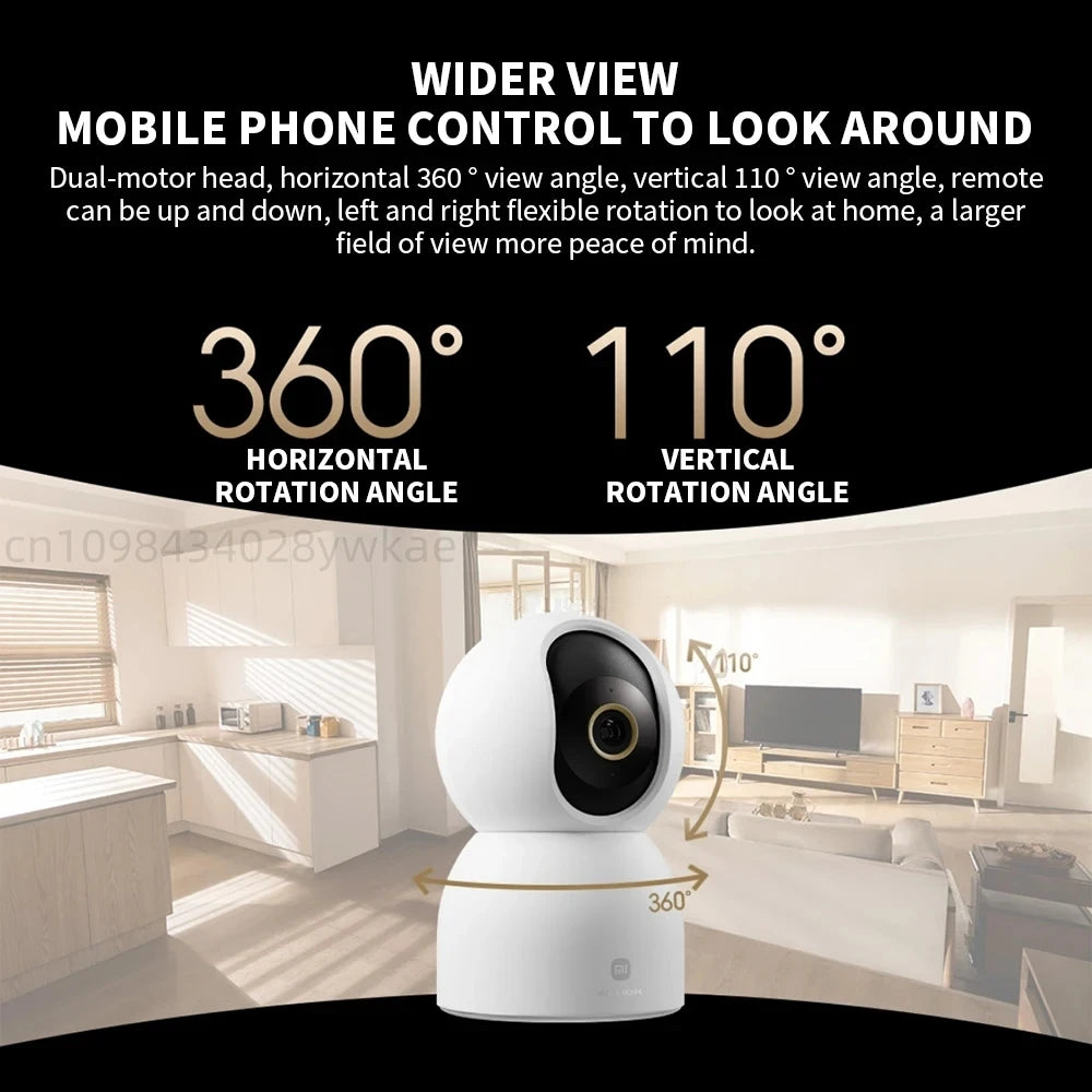 Xiaomi Smart Camera C700 8MP 4K Ultra HD Low Light Full-color Baby Cry Detection Two-Way Voice Call Surveillance Camera