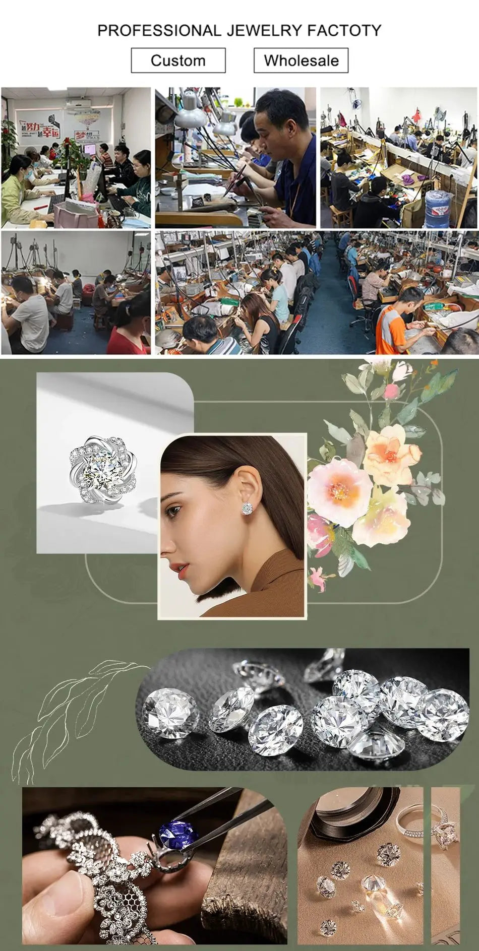 100% 14K Gold Marquise Cut Moissanite Pendant Necklace for Women Wedding Solitaire Choker Minimalist Luxury Collarbone Chain