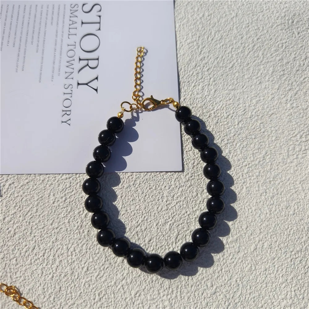 Dogs Necklace Extension Chain Design Pet Collar Fashion Dogs Faux Pearls Necklace Loop DIY Cat Dog Grooming Accessory