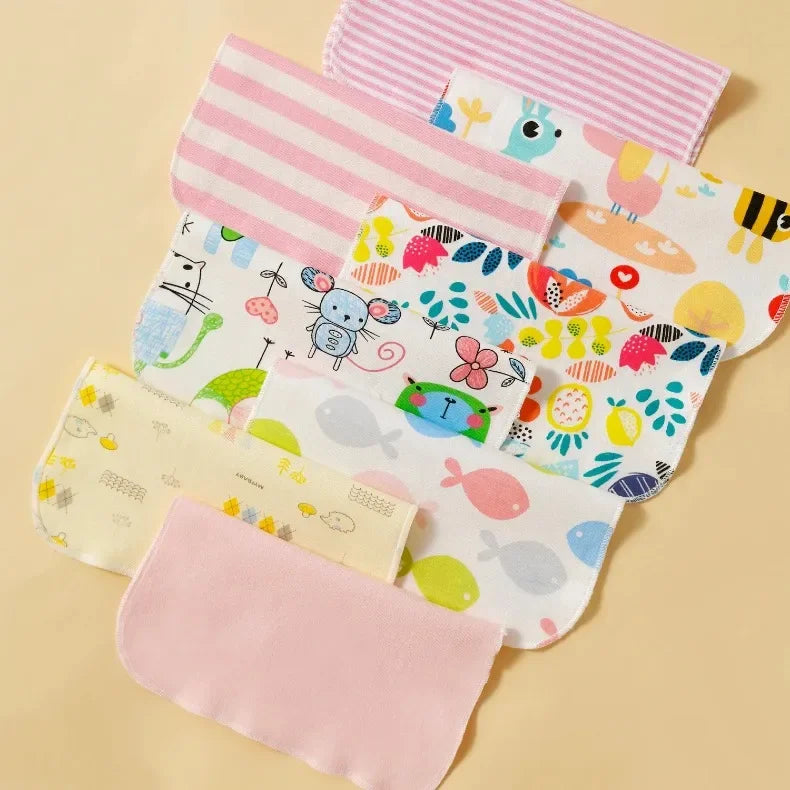 5/8 Pcs Cotton Newborn Baby Towels Set Saliva Towel Nursing Towel Baby Boys Girls Bebe Toalha Washcloth Handkerchief Cloth Wipes