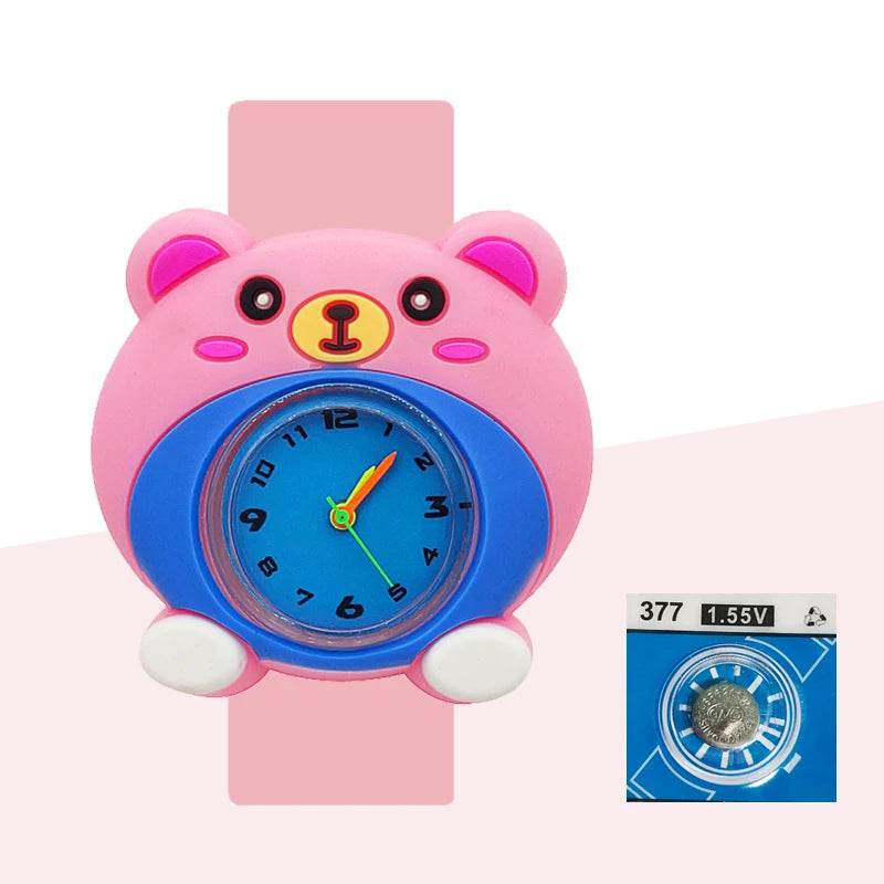 Baby Birthday Gift Children Toys Watches Cartoon Animal Dial Bracelet Kids Watches for Boy Girl 2-15 Years Old Child Clock - AIAZ
