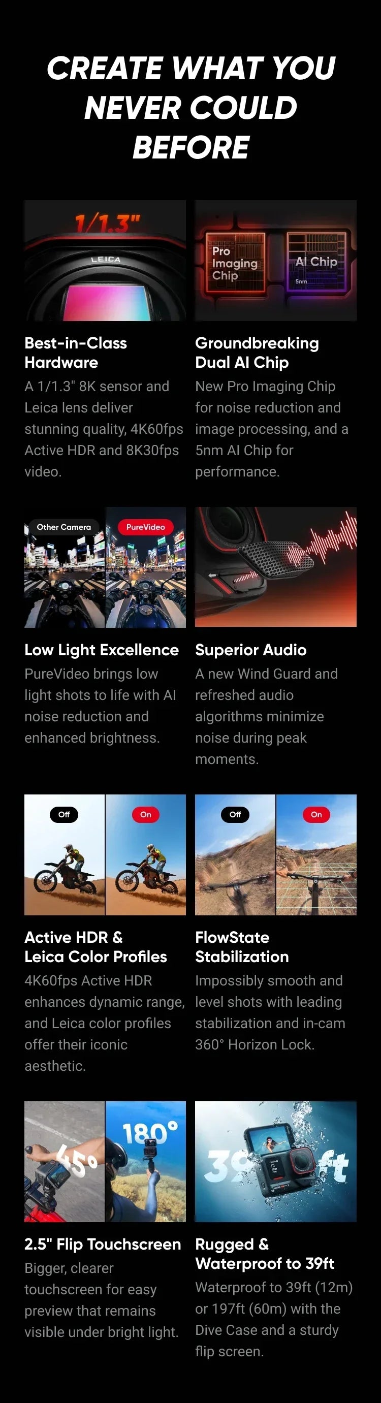 Original Insta360 Ace Pro 2 8K AI Powered Action Cam - Dual Battery Standard Bundle 360 derece aksiyon kamera  4k camera  go pro