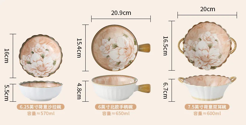 High-quality Ceramic Spoons Wholesale Combinations Household Gift Tableware Sets