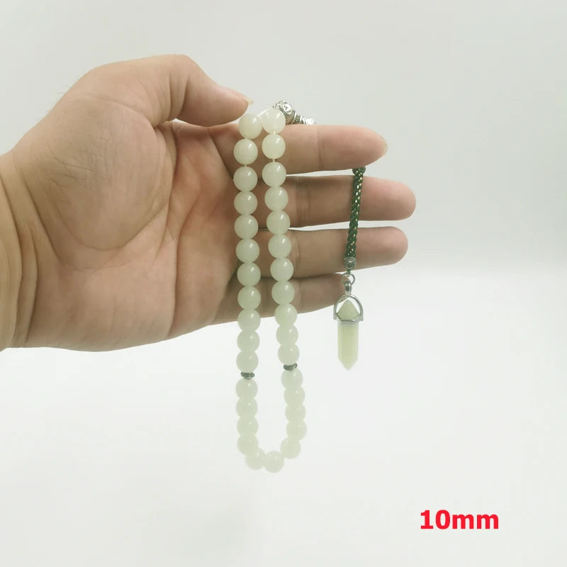 Tasbih Luminous stone Muslim misbaha islamic product 33 prayer beads saudi arabia fashion jewelry arabic bracelet turky eid gift