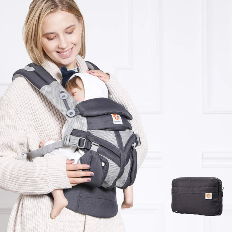 Breeze Omni Baby Carrier Multifunction Breathable Infant Carrier Backpack Kid Carriage Toddler baby Sling Wrap Suspenders 360
